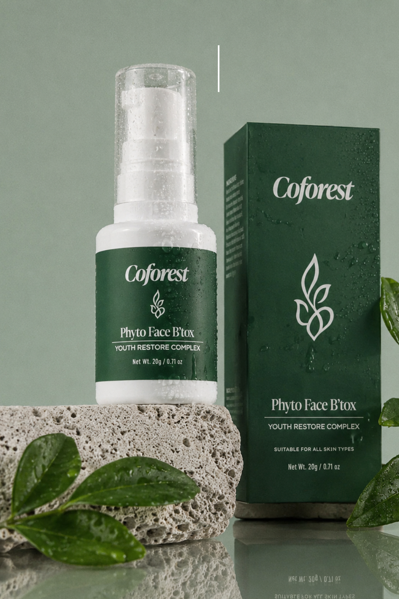 Phyto Face B'tox Serum With Peptides, Niacinamide, Hyaluronic Acid | Youth restore complex | Anti-Aging, Wrinkle-Reducing | Tightens, Smooths & Restores Bounce | For All Skin Types - 20g