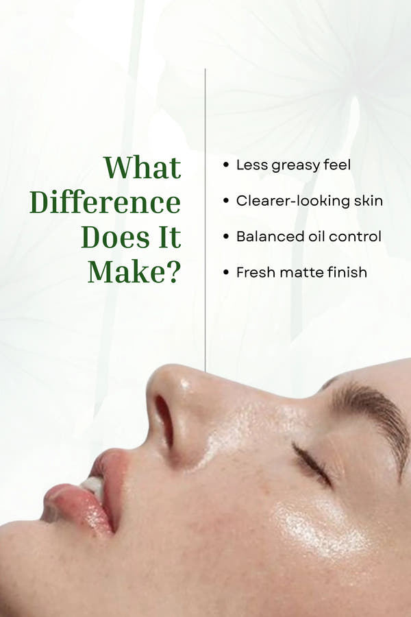 Clear Balance Face Serum Balances Oil, Refines Pores & Reduces Breakouts | For Oily, Combination and Acne-Prone Skin | Sebum Control, reduces Acne - 20g