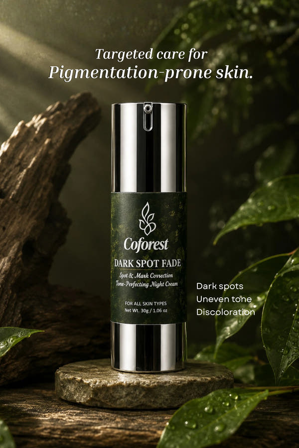 Dark Spot Fade Face Cream Tone Perfecting Night Cream | Enhances Skin Clarity | Helps Visibly Fade Dark Spots & Pigmentation - 30g